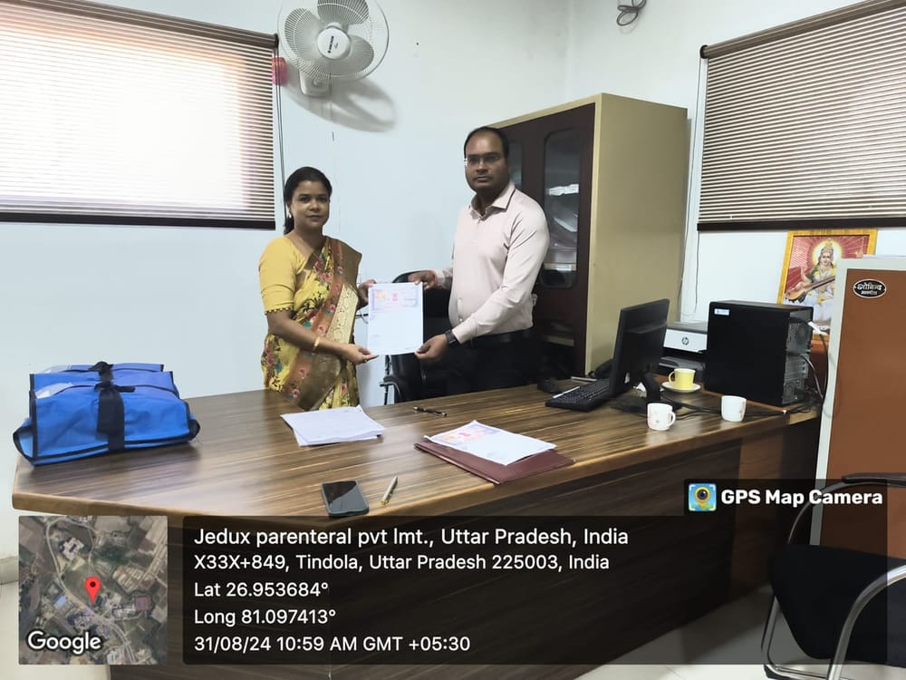 MoU with Jedux Parentrals Pvt. Ltd.