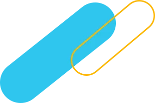 Abstract blue and yellow shapes