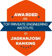 Awarded as Top Private Engineering Institute in JagranJosh Ranking