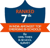 Ranked 7th amongst Top Emerging B-Schools by OMS Times B-School Survey