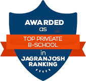Awarded as Top Private B-School in JagranJosh Ranking